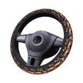 thumbnail image 4 of XMXY Car Steering Wheel Cover, Abstract Orange Plaid Camo Non-Slip Jeep Truck Universal Elastic Steering Wheel Protector 15 inch, 4 of 8