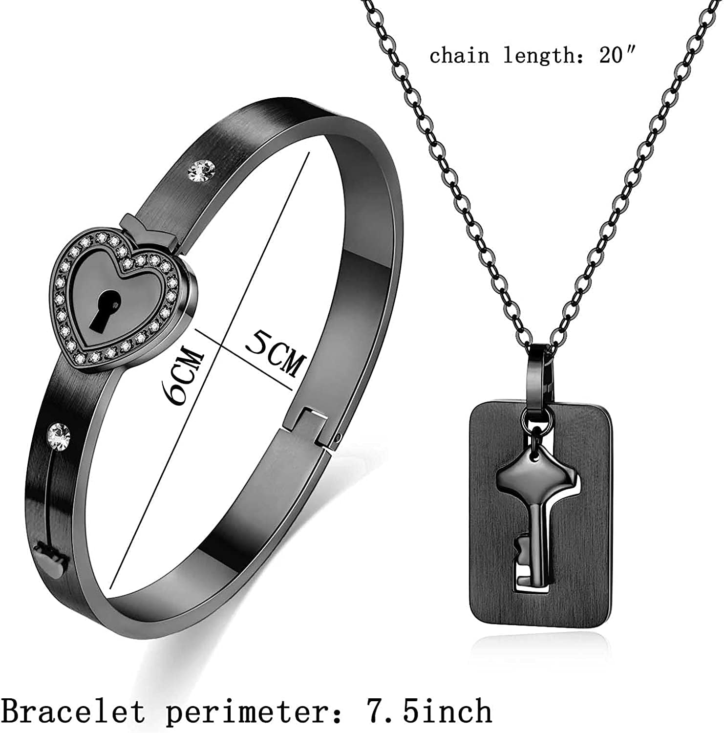 Stainless Steel Love Lock Bracelet Set 2 Silver Tone Beads With Key Bangles  Perfect Couple Mens Jewelry Gift From Qytyo, $26.15 | DHgate.Com