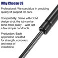 thumbnail image 6 of Unique Bargains 2 Pcs Rear Tailgate Lift Support Gas Struts Gas Spring Shock for BMW 325i 2006 Sedan Black, 6 of 7
