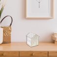 thumbnail image 3 of Gold And White Gingerbread Metal House, 3 of 3