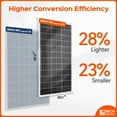 thumbnail image 4 of RICH SOLAR 100 Watt 12 Volt Solar Panel High Efficiency Solar Module Charge Battery for RV Trailer Camper Marine Off Grid, 4 of 6