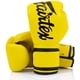 thumbnail image 1 of Guantes de boxeo Fairtex BGV14 de microfibra para muay thai para niños, color amarillo, 1 of 6