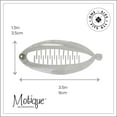 thumbnail image 5 of Motique Accessories Set of Two Clear 3.5 inch Mini Banana Clip Hair Clincher, 5 of 5