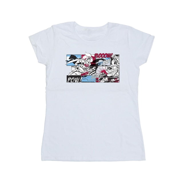 DC Comics T-Shirt en Coton pour Femmes Superman Bande Dessinée