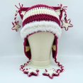 thumbnail image 4 of Beanies Cat Beanie Y2k Beanie Goth Knit Hat Grunge Crochet Hats for Women y2k Accessories,One Size, 4 of 4