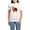 With Blue Strpe Pant, variant on CafePress - Pomeranian Head Dog Art Women's Light Pajamas - Women's Short Sleeve Print T-Shirt and Pants Light Cotton Pajama Set