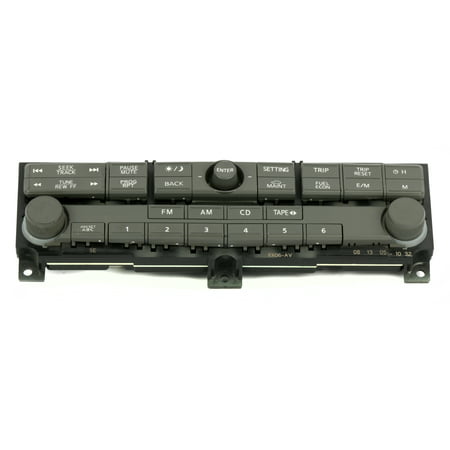 2006 Nissan Maxima Radio Audio Control Front Dash Mounted Part Number 28395ZK00C -