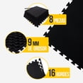 thumbnail image 3 of Tapete de Ejercicio PROTOTIPO para Gimnasio Pesas Crossfit Multiuso Resistente y Durable 8 Piezas, 3 of 6
