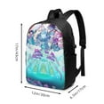 thumbnail image 3 of Amphibia Laptop Backpack, Water Resistant Daypack Backpack, Extra Large Travel Backpack, Computer Backpack With Usb Port, 17x12x6.5 Inch, 3 of 9