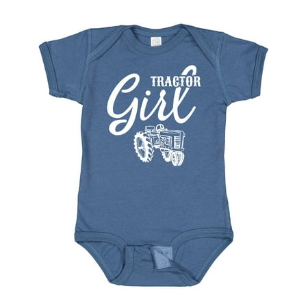 

Inktastic Tractor Girl Gift Baby Girl Bodysuit