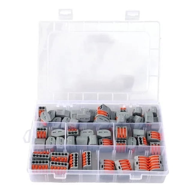 Elevate Your Wiring Game, Lever Wire Connectors That Offer Quick Electrical Connector Kit Solutions For 24-12 AWG Wires, Ensuring Safe And Efficient Connections Through Corrosion And Aging Resistance