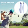 thumbnail image 1 of Palo Indicador De Dirección De Golf Herramienta de entrenamiento auxiliar para poner golf plegable en 3, regalo de golf perfecto (azul), 1 of 7