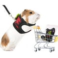 thumbnail image 2 of Small Pet Harness Cute Adjustable Vest and Leash Set for Guinea Pig, No Pulling Comfort Mesh Padded Vest for Small Pets, Ferrets, Chinchillas, Hamsters, Iguanas and Similar Small Animals, 2 of 8