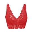 thumbnail image 4 of Women's Lace Pullover Bra Without Underwire Back Closure Comfort Daily Underwear, 4 of 5