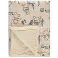 thumbnail image 2 of Disney Baby Blanket, Plush Mink & Sherpa Throw, Ultra-Soft Newborn & Infant Blanket, 30” x 40” – Winnie the Pooh, 2 of 7