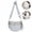 Grey and White Plaid, variant on Purple Checkered Crossbody Bag for Women – Water-Resistant Oxford Travel Bag with Adjustable Strap & Large Capacity