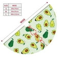 thumbnail image 5 of Kll 30" Christmas Tree Skirt Cartoon Fruit Xmas Tree Skirts Mat For New Year Xmas Holiday Party Indoor Outdoor Home Decoration, 5 of 9