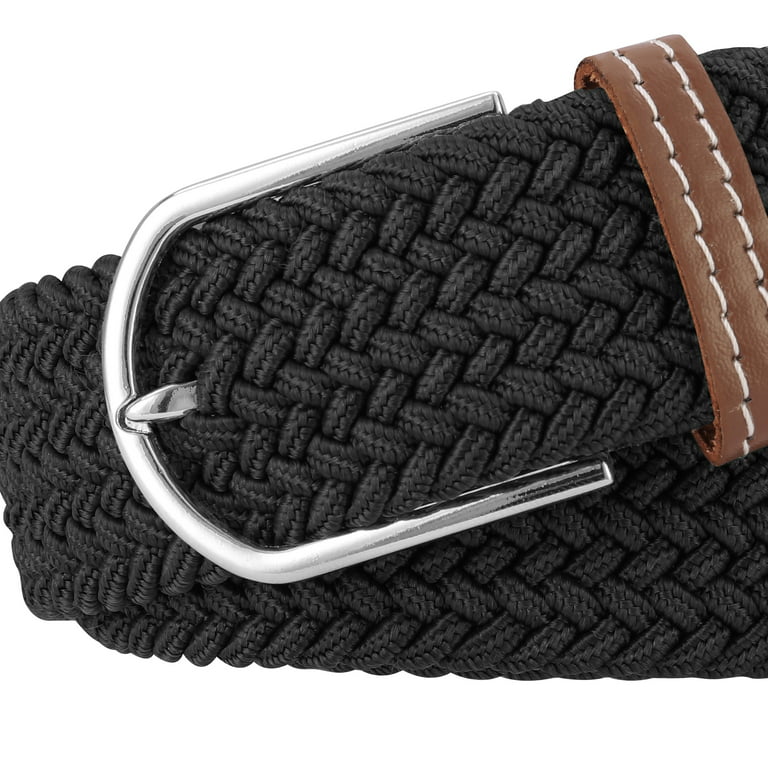 Enduring Stretch Woven Belt Elastic Casual Woven Sport Golf Braided Belts 
