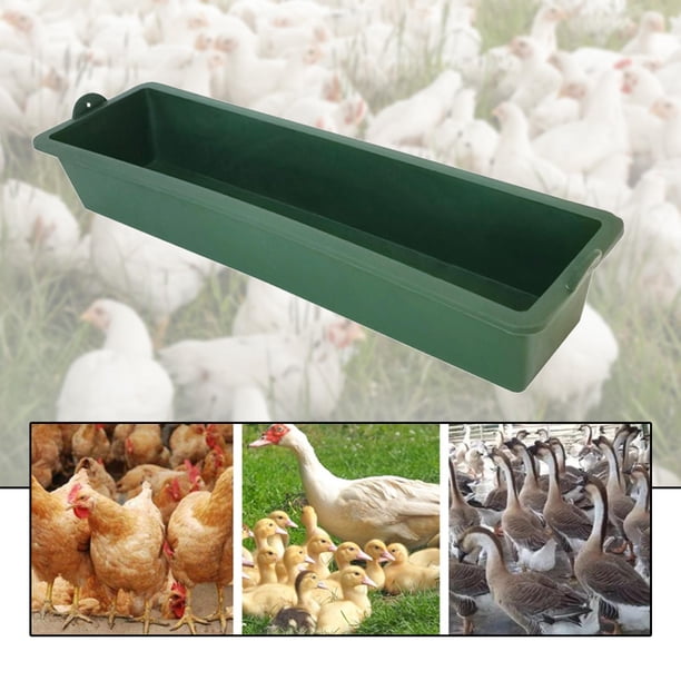 Comedero colgante para pollos, gran capacidad, multiusos, cubo para aves de corral, comedero para gallinas, ovejas, palomas y gansos.