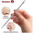 thumbnail image 2 of Blackhead Extractor, [5 Piece] Professional Blackhead Tweezer Extractor Kit, Stainless Steel Blackhead Remover for Removing Comedones, Pimples and Pustules, 2 of 6