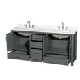 thumbnail image 5 of Wyndham Collection WCS141472DGYWQUS3MXX Sheffield 72" Free Standing Double Basin Vanity, 5 of 7