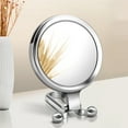thumbnail image 3 of Handheld mirror, makeup mirror, folding handle, portable female travel makeup hand mirror, 3 of 5