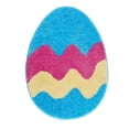 thumbnail image 1 of TIELUTT Easter Rabbit Bunny Eggshell Shaped Bunny Rug 21X29"/19X25'' Non Washable Welcome Door Mat Cute Blanket Hand Knitted Blanket Blanket Throws under 20 Small Area Rug Winter Throw Blanket, 1 of 6