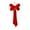Red-B, variant on 8.66 Inch Plush Bow Hanging Ornament - Short Soft Plush Bow with Rope, Valentine's Day Home Wall Door Xmas Tree Decor and Party Gift