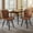 Brown, variant on Dolonm Dining Chairs Set of 2, Modern Chairs with Thick Cushions & Metal Legs, Faux Leather Dining Chairs for Dining Rooms, Restaurant, Coffee, Black Shell