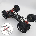thumbnail image 3 of Repuestos de actualización Zulema MN 12 Crawler MN99 Negro Ejes de orugas RC, 3 of 8