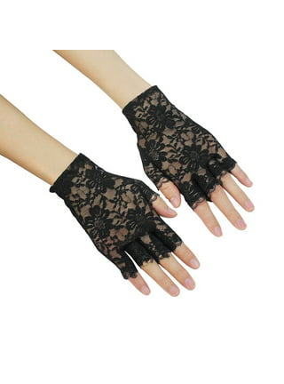 Chanel Long Lace Fingerless Gloves w/ Tags - Black Winter Accessories,  Accessories - CHA933620
