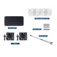 thumbnail image 3 of Greeniant Ventilador de panel solar 10W resistente a la intemperie Mini extractor de aire de escape Ventiladores dobles Exterior Pollo Mascota Suministros para perros, 3 of 6