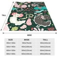 thumbnail image 5 of Cute Axolotl Blanket Gifts for Adult & Kids for Living Room Bedding Couch Soft Warm Lightweight Cozy Colorful Axolotls Throw Blankets Christmas Decor 60x80in, 5 of 6