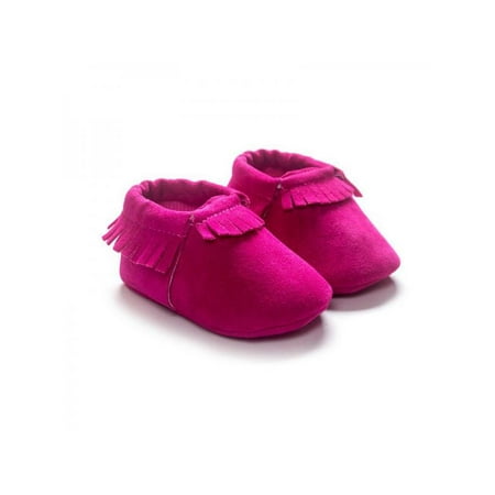 

Toddler Baby Soft Sole Shoes Suede Leather Non-slip Shoe Tassel Sneaker