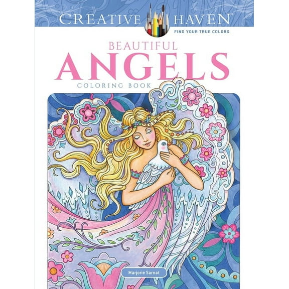 Adult Coloring Books: Religious Creative Haven Beautiful Angels Coloring Book, (Paperback)