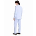 thumbnail image 2 of Nautica Mens Modern fit 2 Piece Suit 44 S / 38 Waist Light Blue Solid Stretch, 2 of 5