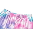 thumbnail image 5 of Beezizac Little & Big Girls Pajama Trendy Neon Tie Dye Butterfly Tank Top & Shorts Sets Soft Kids PJ Set Nightwear Size 10, 5 of 7