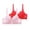 Red (2PCS), variant on Hwmodou Women Sports Bra 2PCS Women'S Large Strapless Lace Tank Top Underwear Thin Side Fold Side Gather Adjustable Bra Wireless Bras With Support And Lift For Woman Plue Size Bra