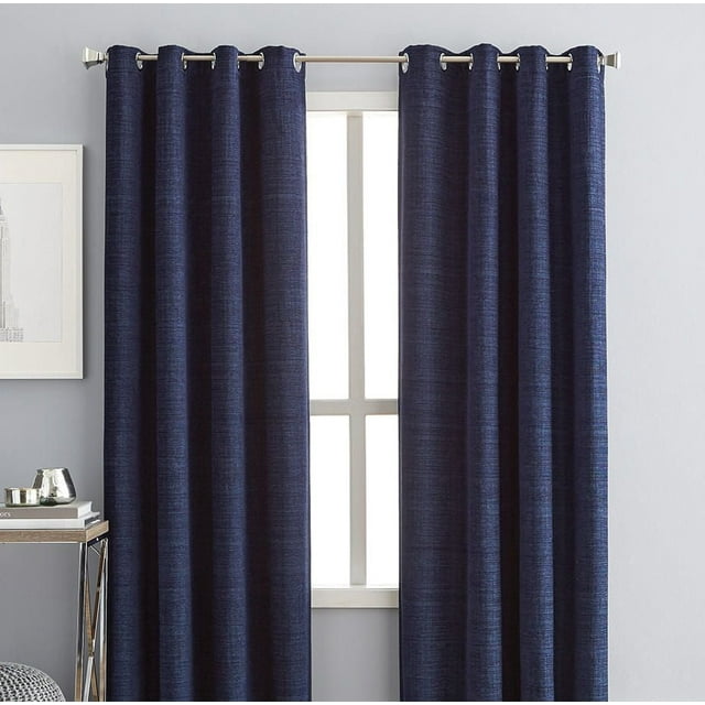 hometrends Textured Chenille Light Filtering Grommet Panel
