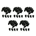 thumbnail image 1 of blandas para uñas de patas de perros y gatos, color negro XL Yuyangstore Tapones de uñas para gatos, 1 of 8