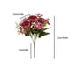thumbnail image 3 of Ramo de peonías artificiales | 6 colores para decoración de bodas, hogar y hoteles | Flores artificiales realistas para centros de mesa y fotografía, 3 of 6