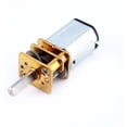 thumbnail image 1 of Mini motor de reducción de engranajes DC 6/12V 50/200/300rpm con reemplazo de caja de cambios de metal N20 para coche RC, modelo de robot, juguetes de motor de bricolaje (6V, 6V 200rpm/min) Rojo Verde, 1 of 5