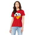 thumbnail image 2 of P&B Thanksgiving Silly Turkey Face Women's T-shirt, 2XL, Red, 2 of 5