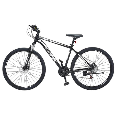 VEVOR 29'' Mountain Bike, Shimano 21-Speed MTB with Front Suspension & Dual Disc Brakes