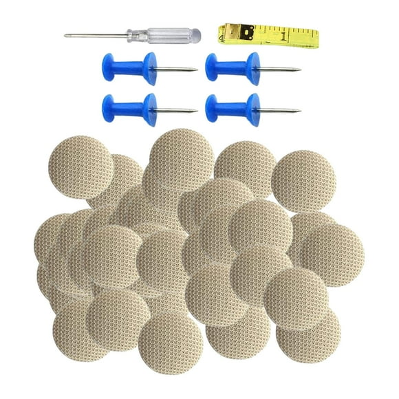funtasica 60 Pieces Car Roof Headliner Repair Button Headliner Retaining Pins Fixed Buckle