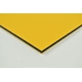 thumbnail image 2 of BuyPlastic King ColorCore Plastic Sheet 1/4" x 24" x 36" Yellow-Black-Yellow Color Core , HDPE Board, High Density Polyethylene Panel, 2 of 2