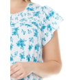 thumbnail image 6 of EZI Women's Plus Cotton-Rich Short Sleeve Darling Nightgown, 6 of 7