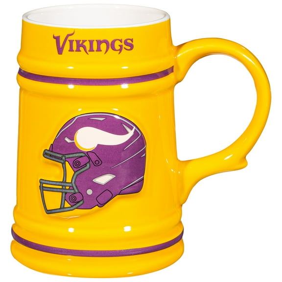 Minnesota Vikings 24oz. Ceramic Stein Cup with Gift Box