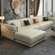 thumbnail image 2 of American Genuine Leather Sofa Combination Living Room Size Unit 2023 New Top Layer Cowhide Light Luxury Sofa Modern and Simple My Lux Decor Round, 2 of 25