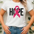 thumbnail image 2 of Hope Pink Ribbon Awareness Women's T-Shirt, 2 of 3